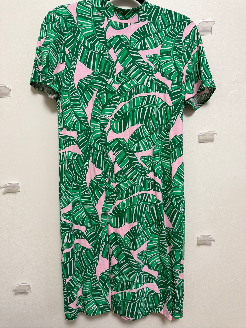 Lilly Pulitzer Hallie Dress - Conch Shell Pink Let’s Go Bananas - Size L